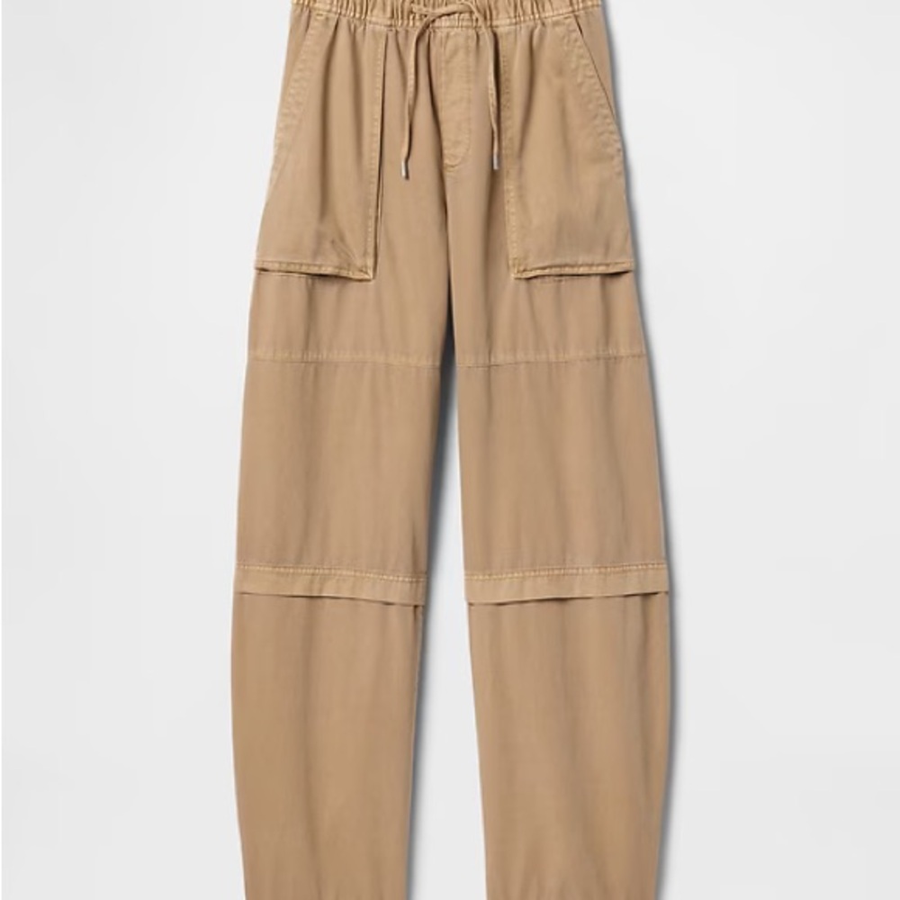 GAP Mid Rise Easy Utility Barrel Pants